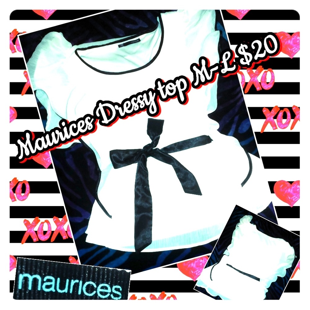 Dressy top from Maurices.